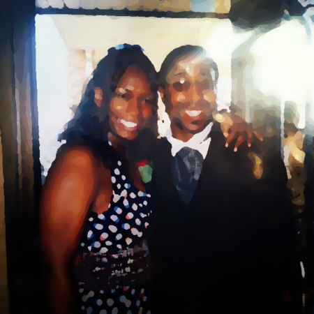 Me and one of my sisters 