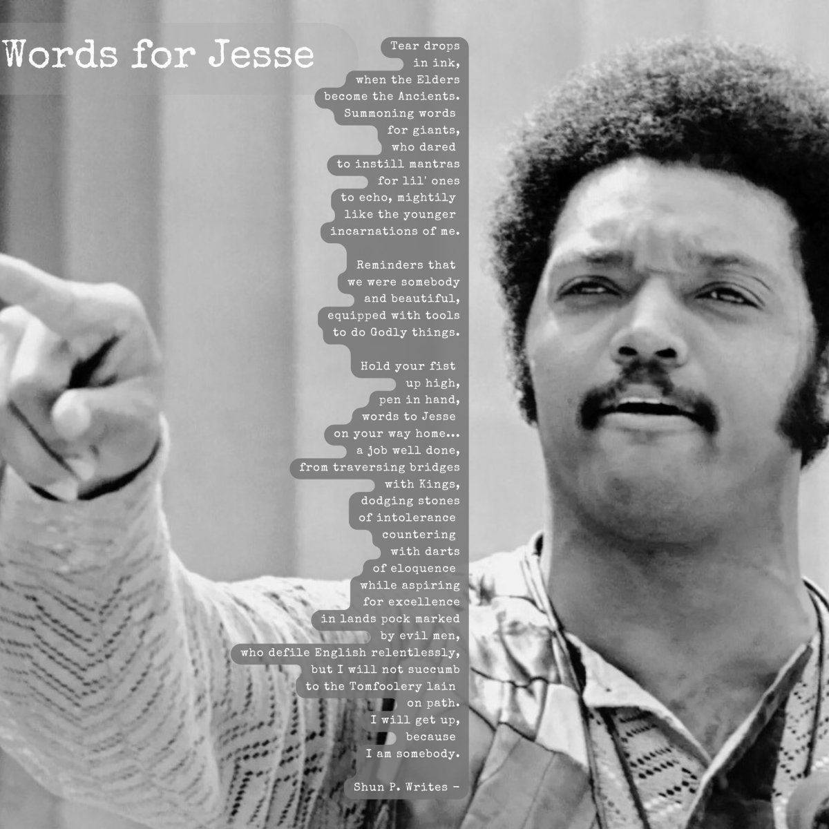 Words to Jesse… on your way&nbsp;home